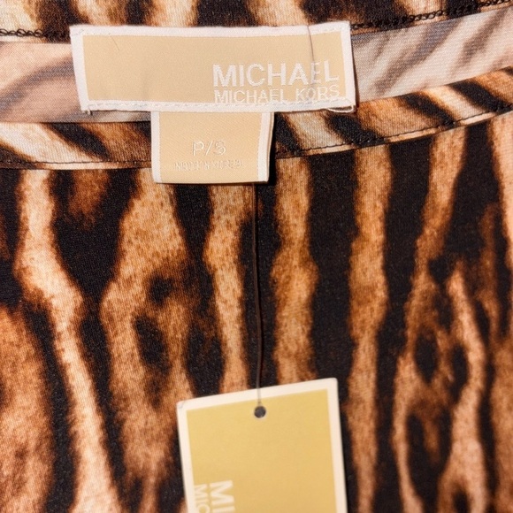 Michael Kors Zebra Print Teddy Jacket - Picture 7 of 8